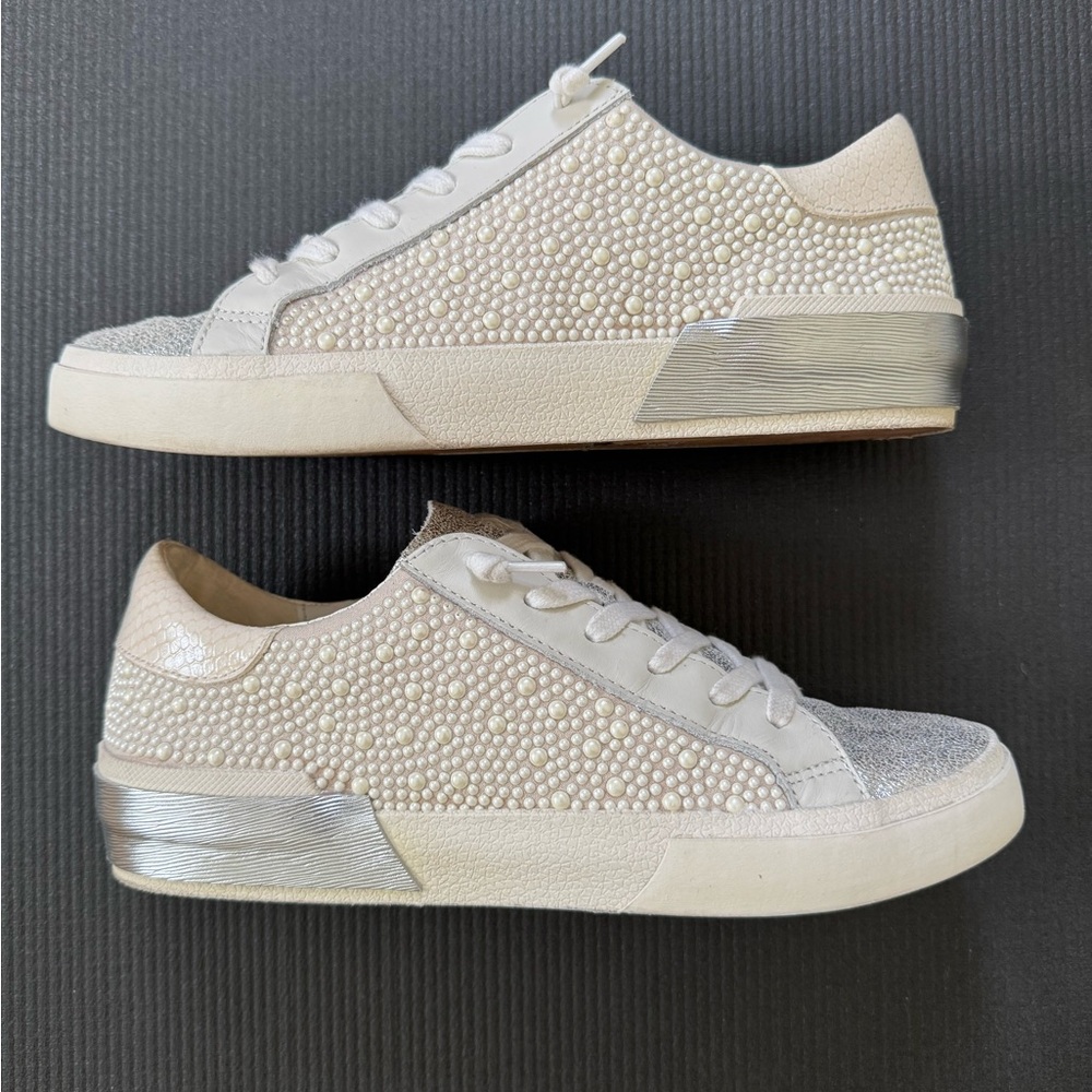 Dolce Vita Zina Pearl Sneakers Vanilla Pearl size 8